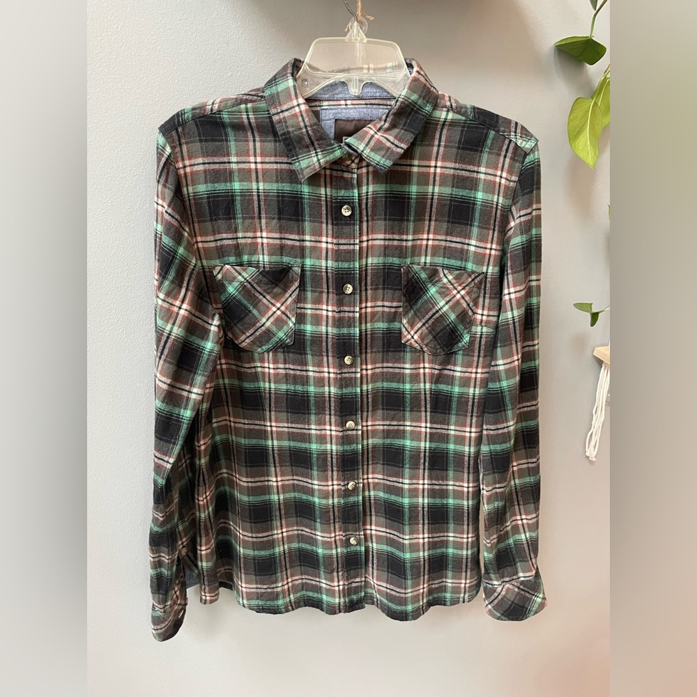 CQR Women’s Plaid Flannel Shirt